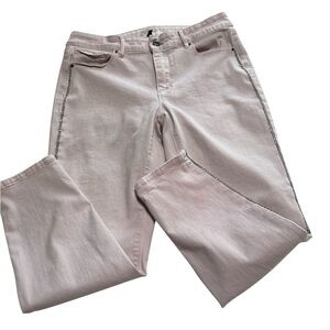 White House Black Market Jeweled Cropped Jeans